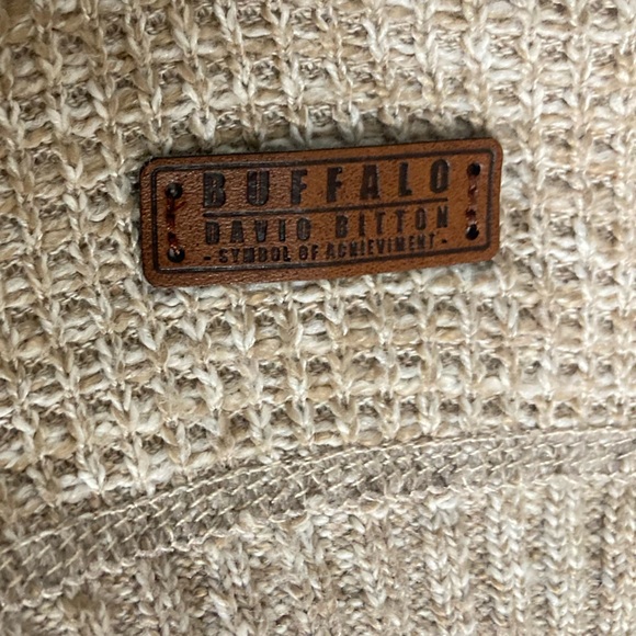 Buffalo David Bitton XL Waffle Knit Fleece Lining Snap Button Weaver Jacket - Picture 7 of 13
